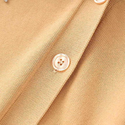 Brynn's Beige Floral Embroidered V-Neck Cardigan