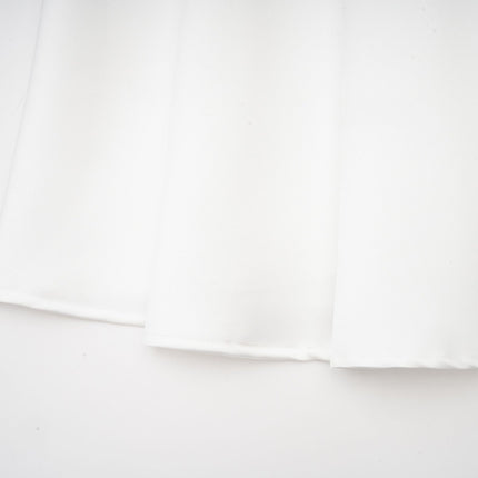 Brynn White Maxi Dress with Off-Shoulder Design and Pleated Accents