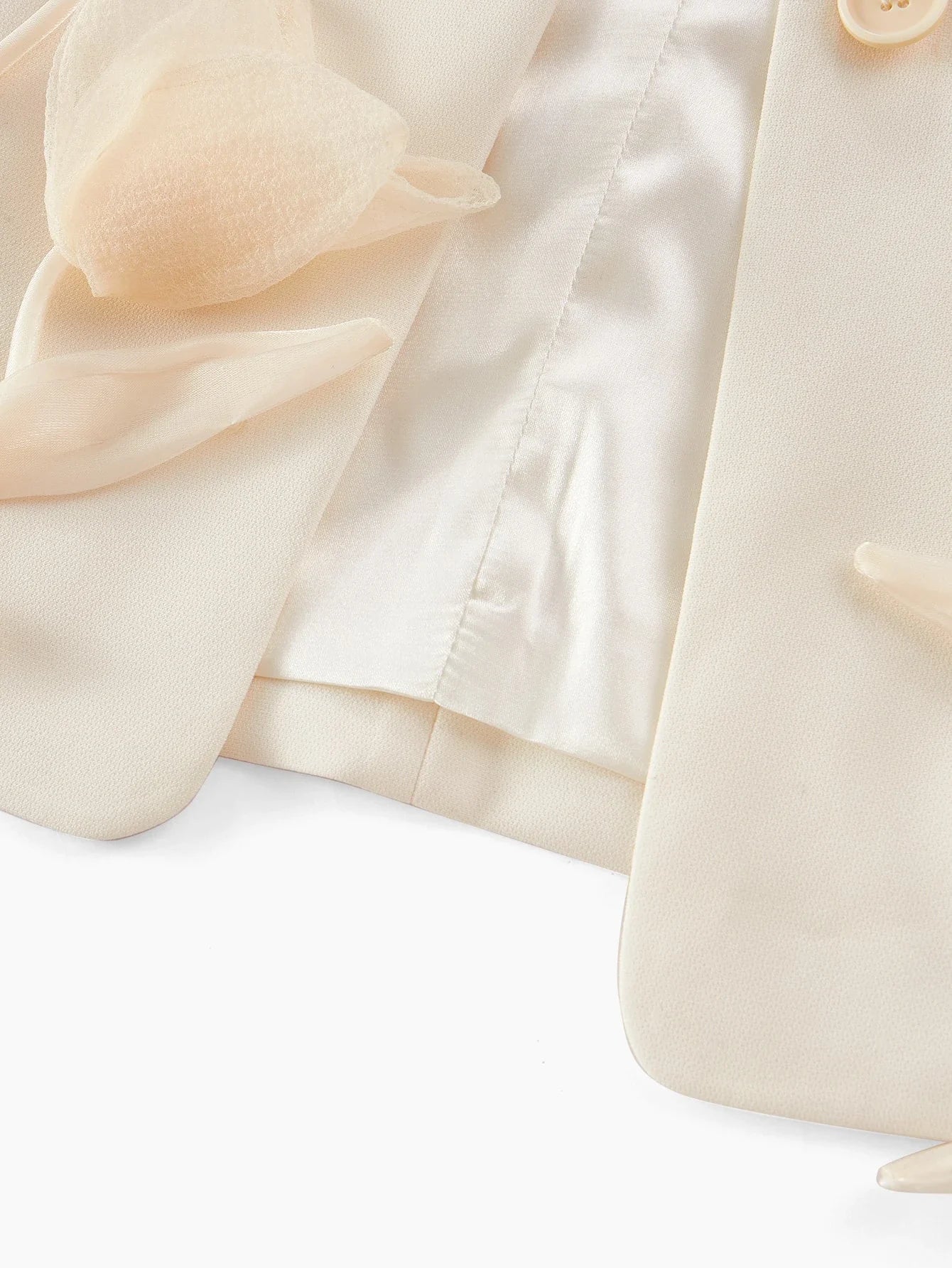 BUTTON UP STEREO FLORAL BLAZER