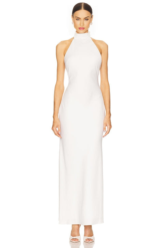 x Evianna Satin Gown MISHA