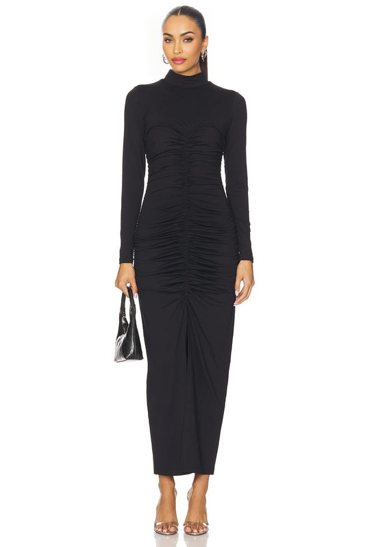 Mock Neck Long Sleeve Dress Susana Monaco