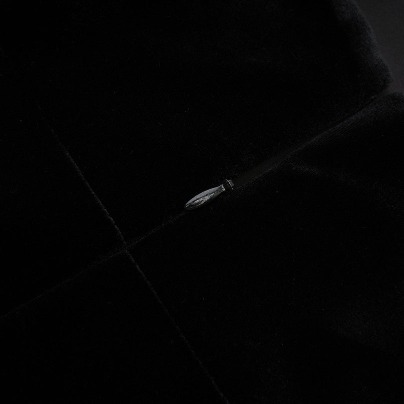 Caisa embellished turtleneck black dress