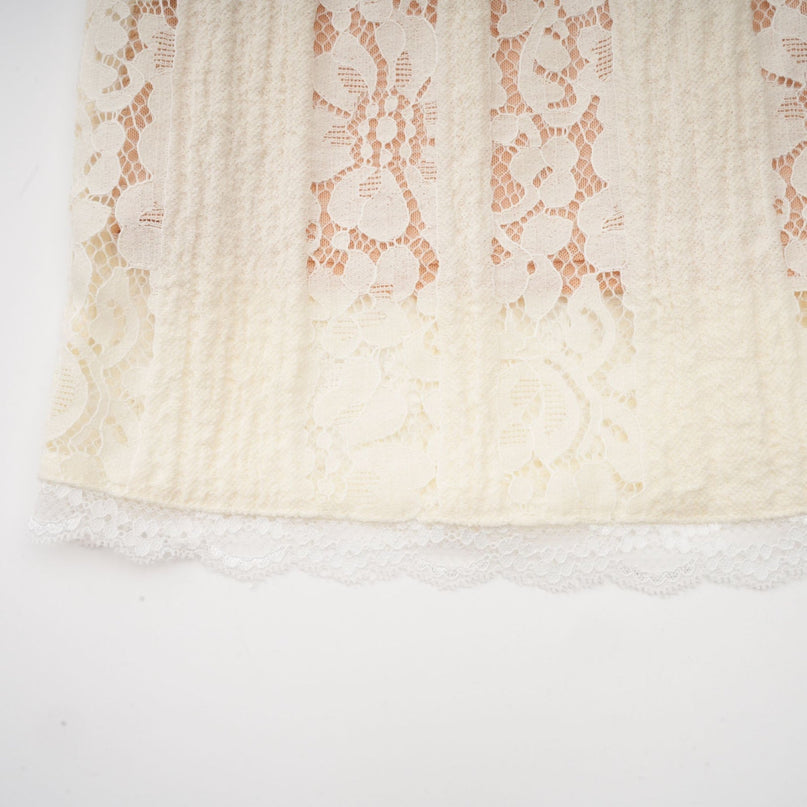 Camilla Neutrals Lace Mini Dress