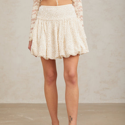 Camilla White Sequin Mini Dress
