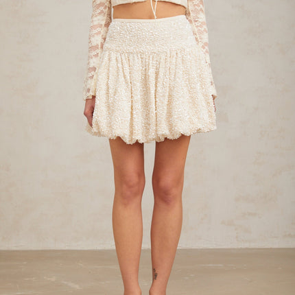 Camilla White Sequin Mini Dress