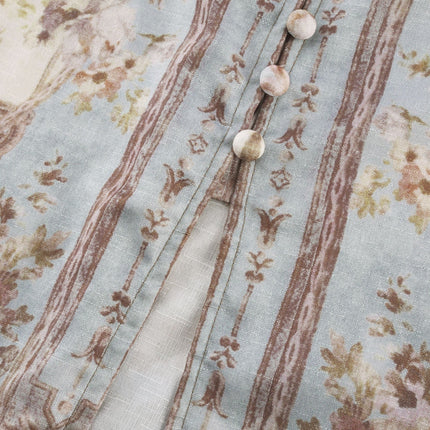 Camille floralprint longsleeve boho dress