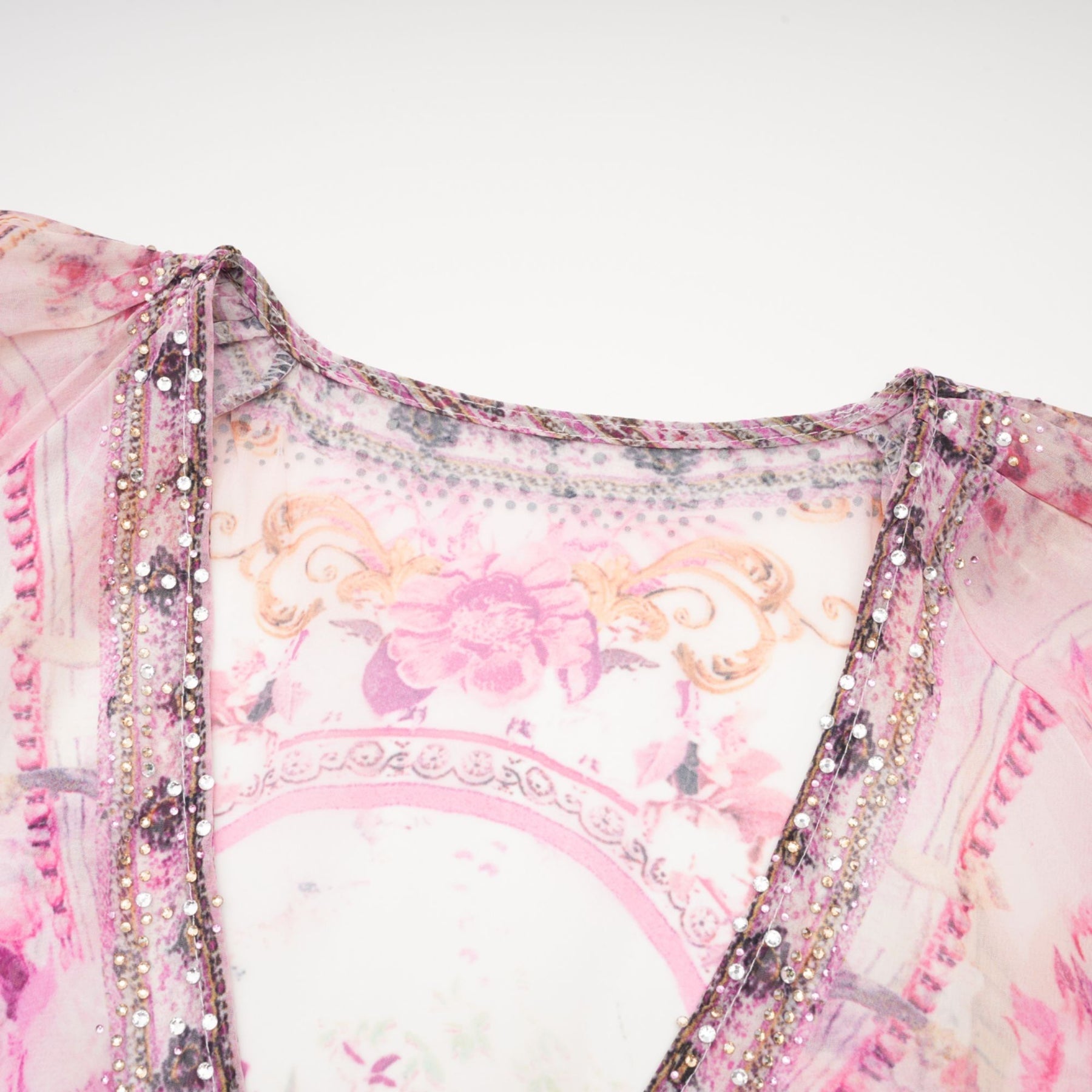 Camille patternprint flared mini dress