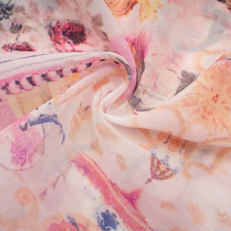 Camille patternprint flared mini dress