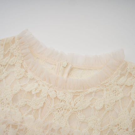 Capucine floralembroidered layered tulle maxi dress