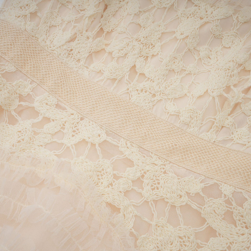 Capucine floralembroidered layered tulle maxi dress