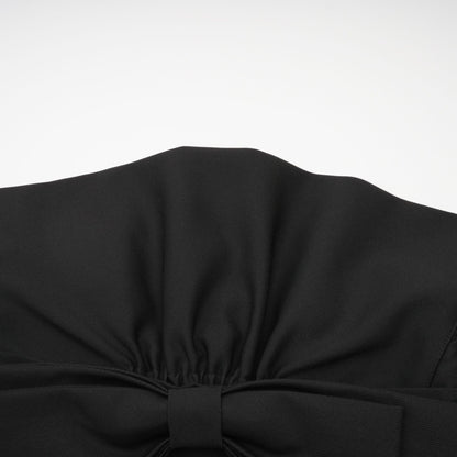 Caribe bowknot offshoulder mini dress