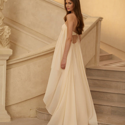 Carmela Midi Dress in Neutrals