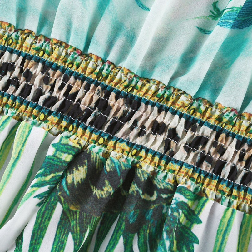 Cassandra graphicprint maxi dress