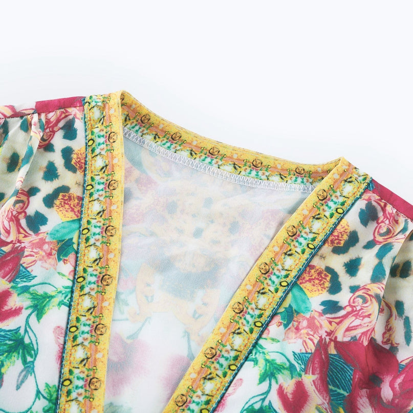 Cassandra graphicprint maxi dress