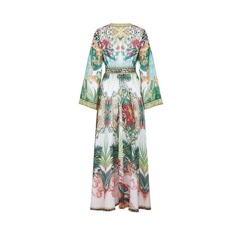 Cassandra graphicprint maxi dress