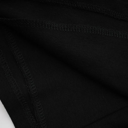 Cassidy Black Cut Out Top Long Sleeve Gold Hardware Zip Fastening