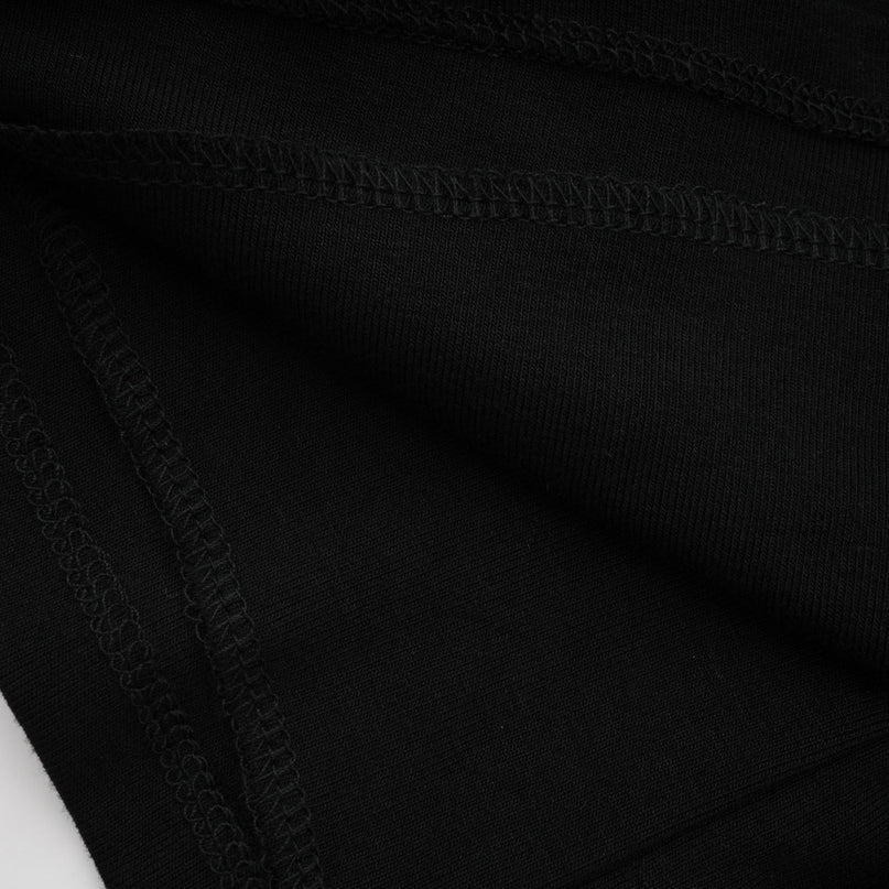 Cassidy Black Cut Out Top Long Sleeve Gold Hardware Zip Fastening