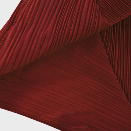 Caterina Red Pleated Bow Tie Top and Flounce Skirt Set