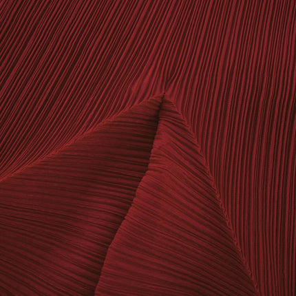 Caterina Red Pleated Bow Tie Top and Flounce Skirt Set