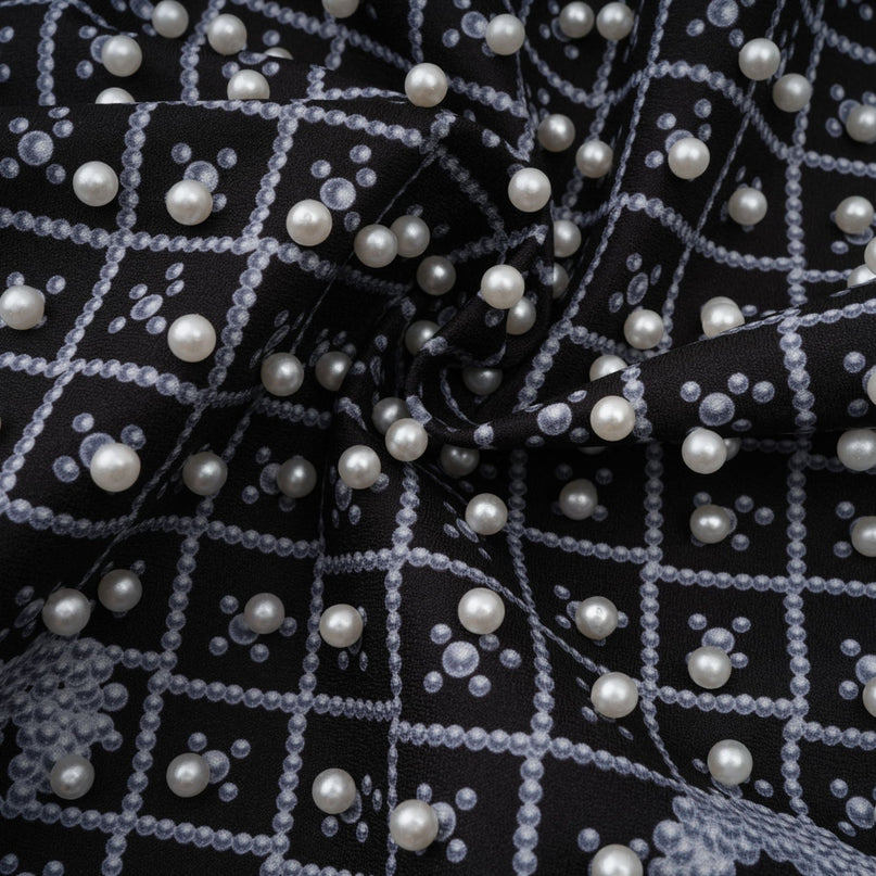 Catherine patternprint Vneck blazer dress