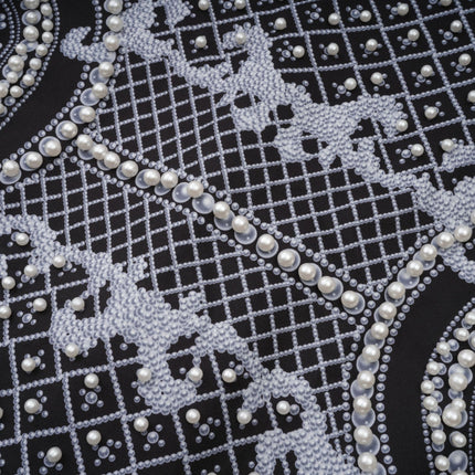 Catherine patternprint Vneck blazer dress