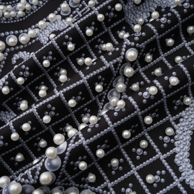 Catherine patternprint Vneck blazer dress