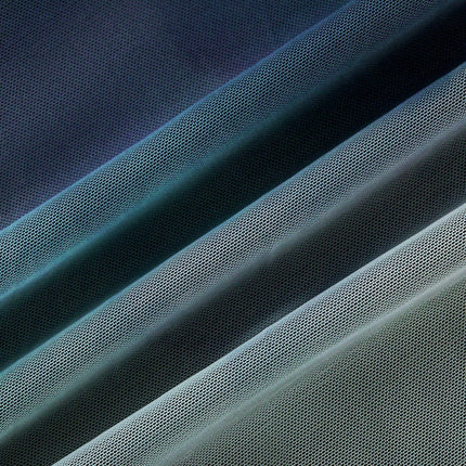 Céleste ombreprint pleated maxi dress