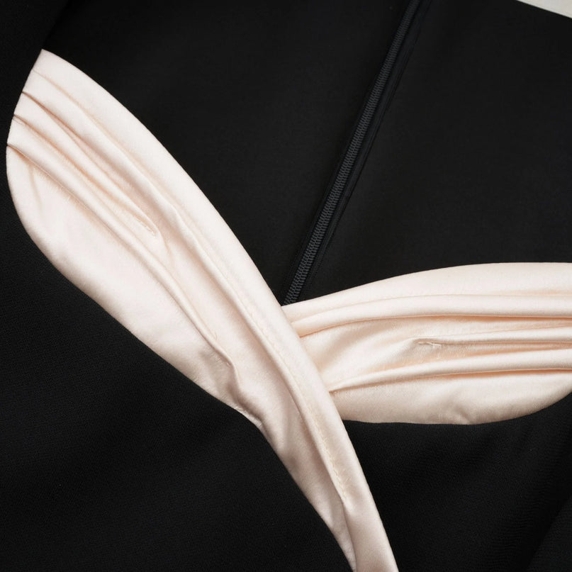 Céline black longsleeved dress