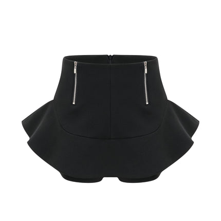 Charlee Black Culotte Shorts
