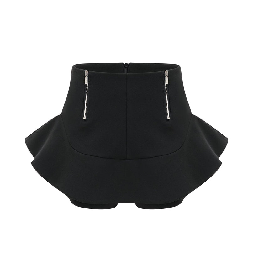 Charlee Black Culotte Shorts