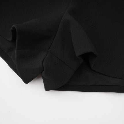 Charlee Black Culotte Shorts