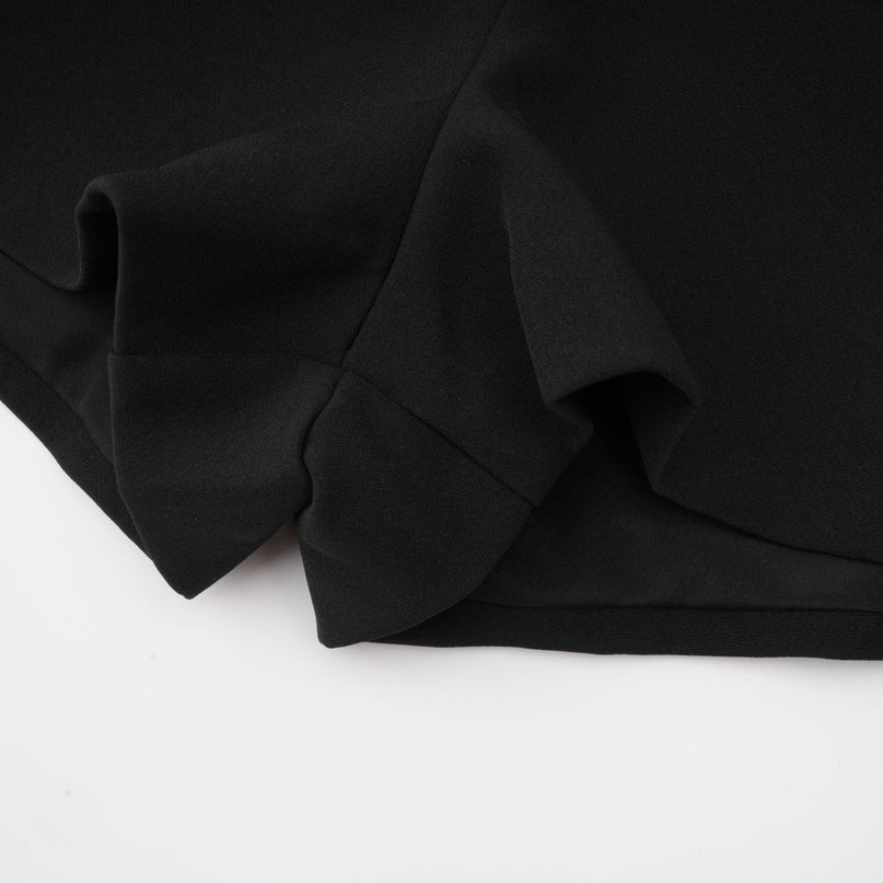 Charlee Black Culotte Shorts