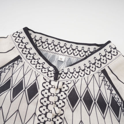 Charlotte White Graphic Shirt and Shorts Set