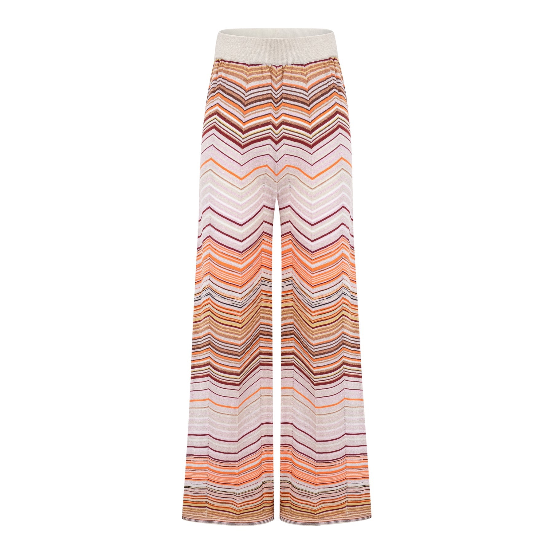 Chloé Neutral Striped Knit Matching Set