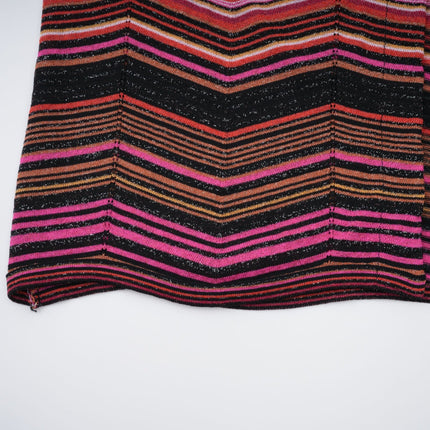 Chloé Red Striped Knit Long Cardigan