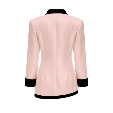 Clarissa Pink Jacket Skirt Set Luxury Elegance Modernity