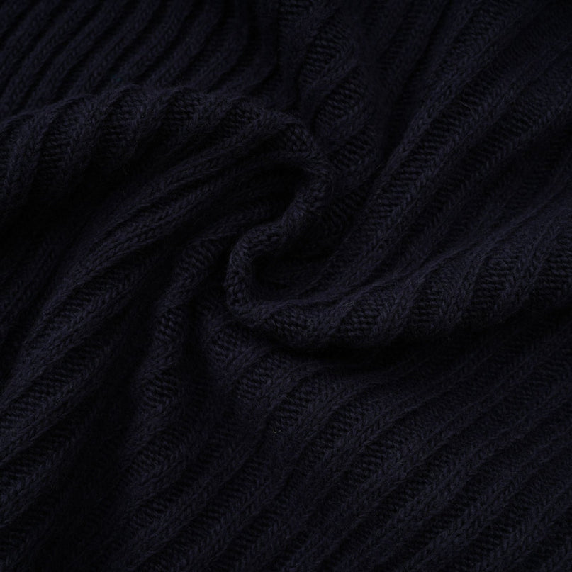 Clarisse darkblue knitted top  dress matching set