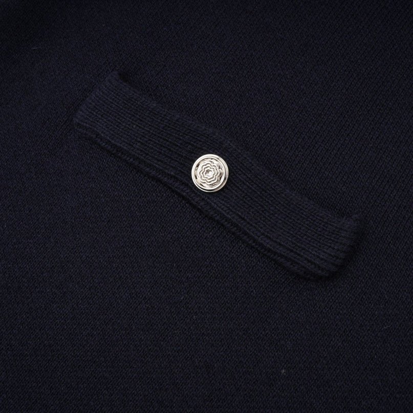 Clarisse darkblue knitted top  dress matching set