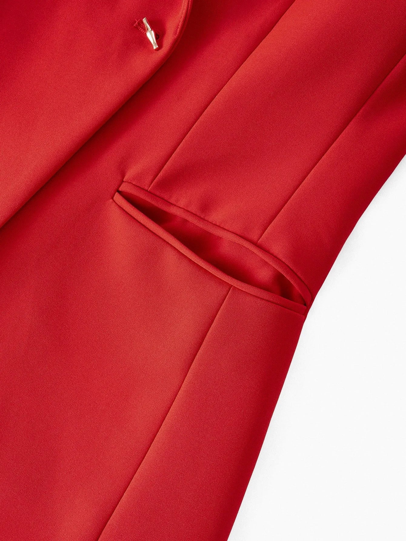 Classy SINGLE BUTTON STRUCTURED BLAZER