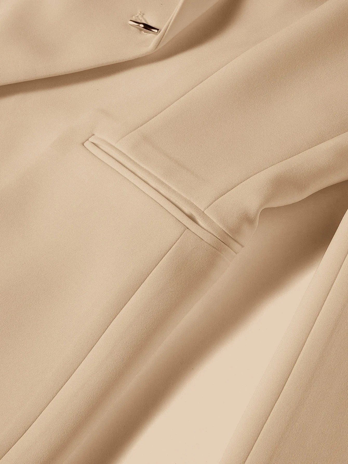 Classy SINGLE BUTTON STRUCTURED BLAZER