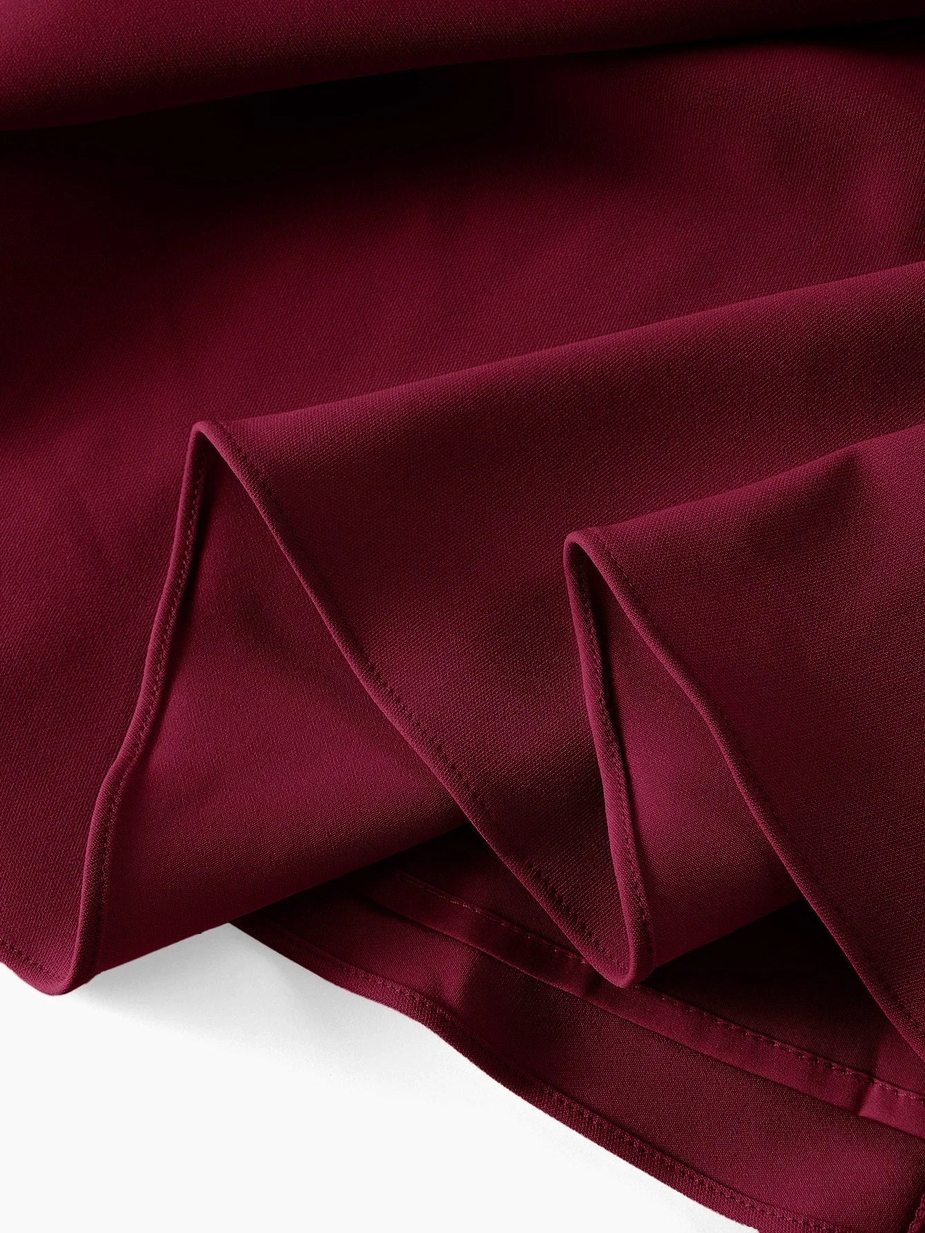 Classy SOLID BUCKLE BELTED SLEEVELESS LAYERED HEM SHORT DRESS