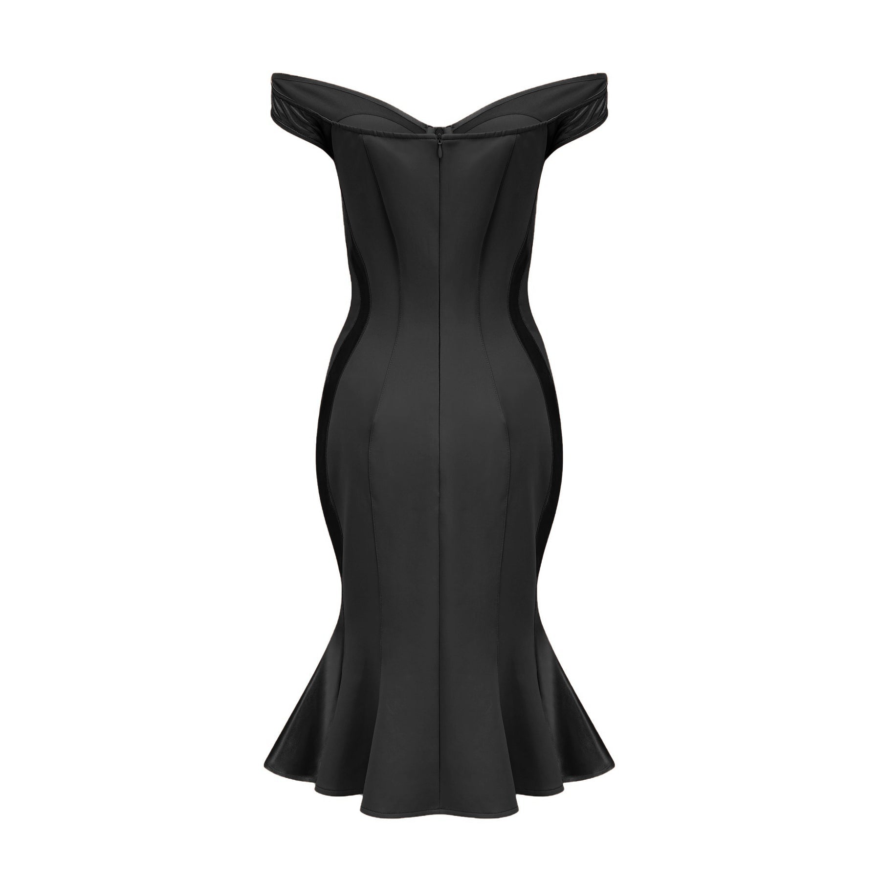 Clémence bustierstyle fitted midi dress