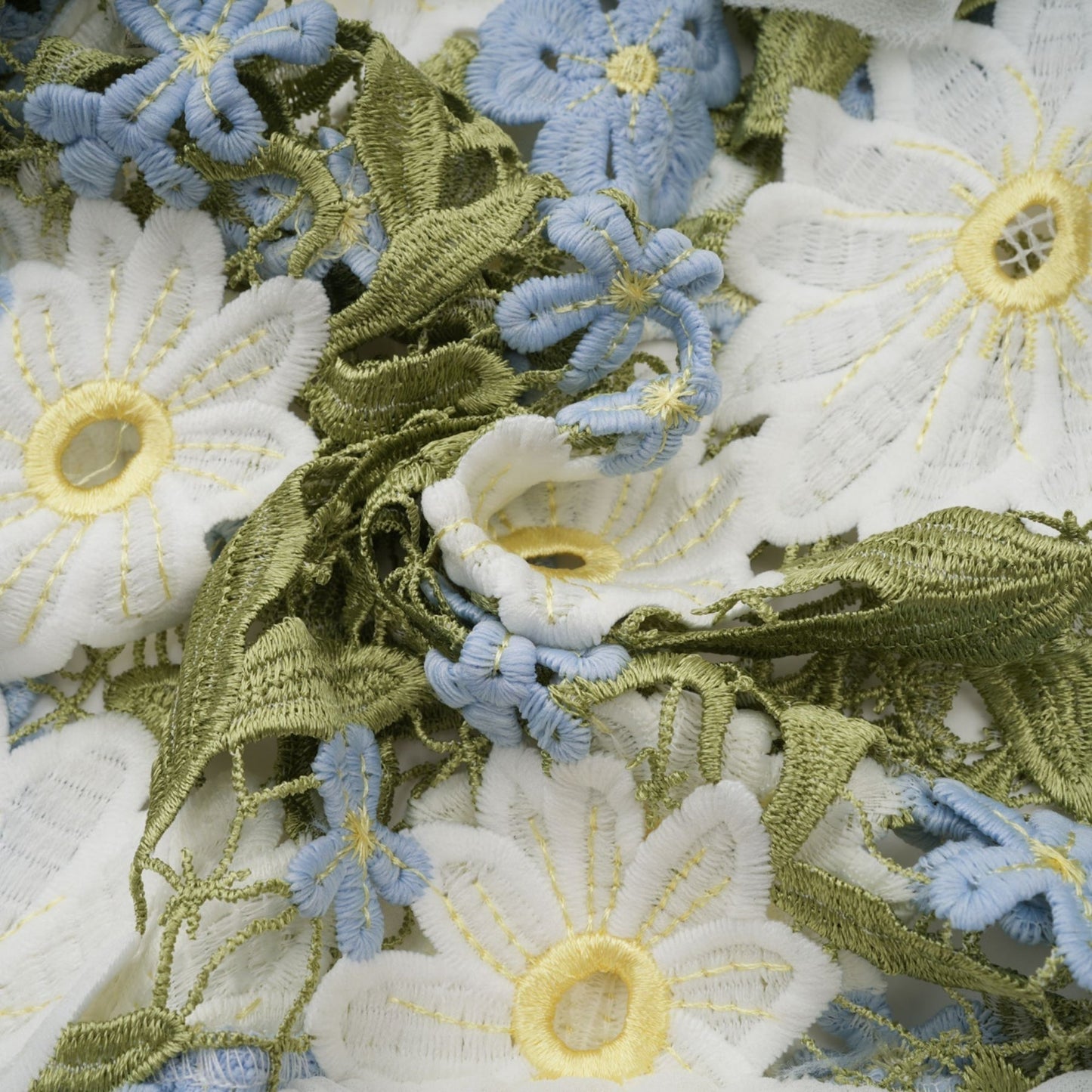 Clémence floral embroidered midi dress
