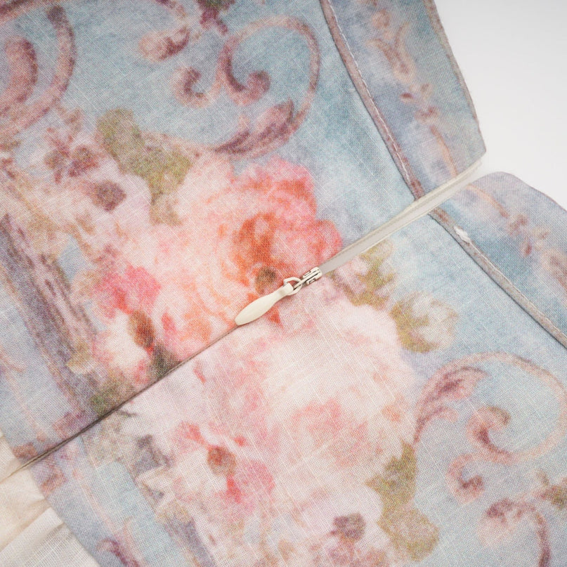 Clémence Romantic Floral Print Mini Dress