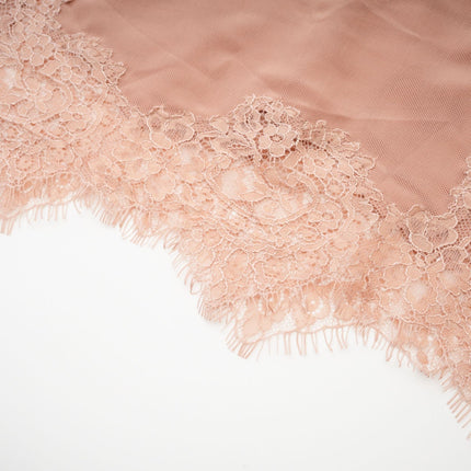 Clementina Pink Lace Mini Dress 100 Percent Polyester