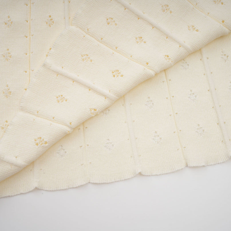 Clementina White Maxi Dress with Faux-Pearl Embellishments and Pleated Detailing