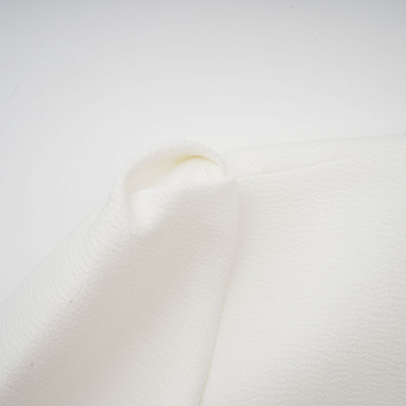 Clementina White Vneck Peplum Pleated Dress