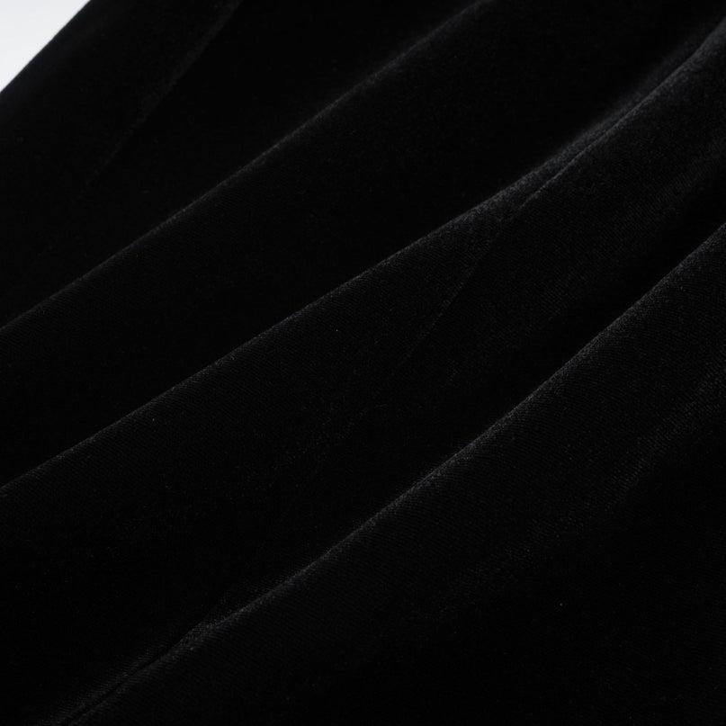 Coralie longsleeved velvet mini dress