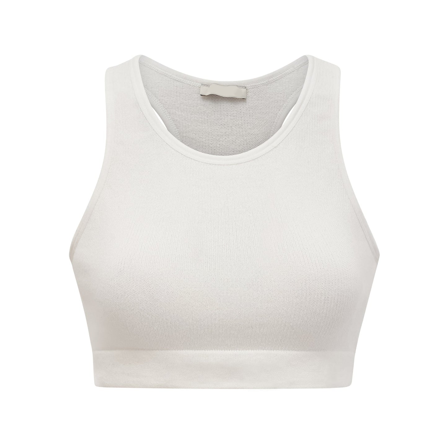 Cordelia seamless cotton cropped top