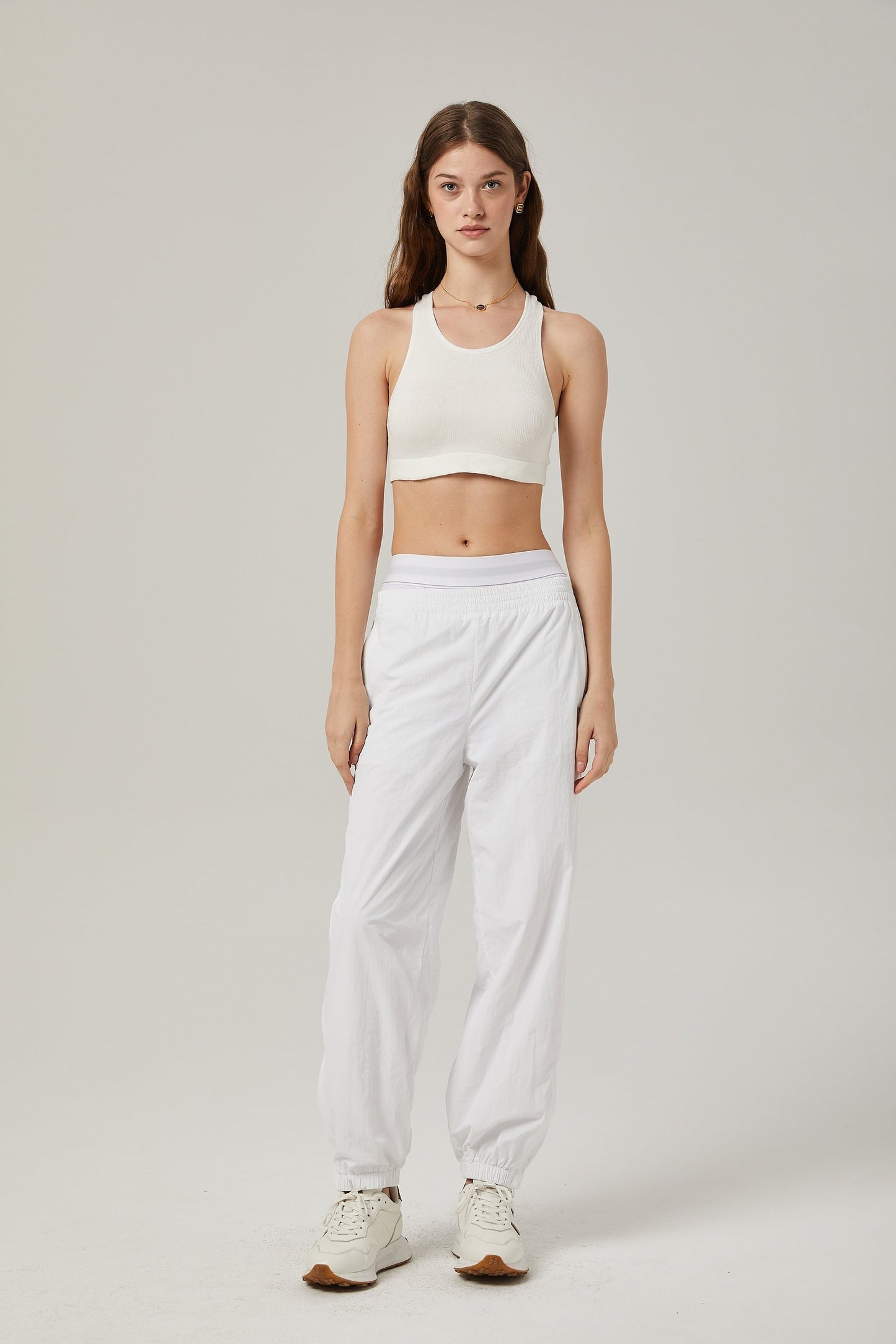 Cordelia seamless cotton cropped top